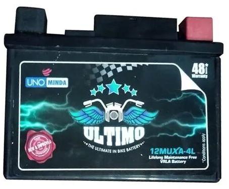 Uno Minda Bike Battery, Voltage : 12 V