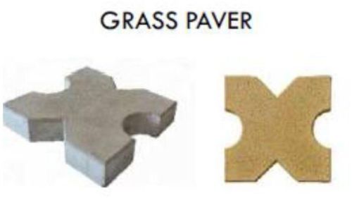 Solid Concrete Grass Paver Grid, For Road Construction