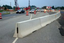 Concrete RCC Barrier, For Highway, Color : Grey/Brown
