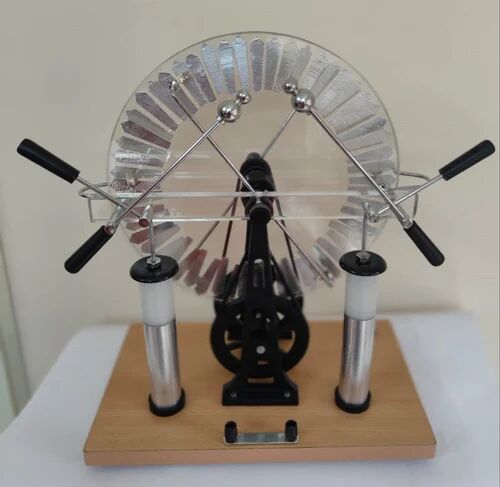 Wimshurst Machine, For Electrostatics Experiments, Capacity : Disc Size 300mm/12