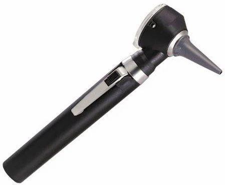 Black Manual Plastic Otoscope, For Clinic, Hospital