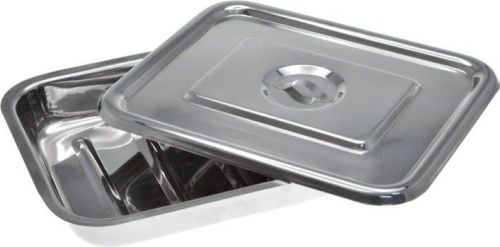 Rectengular Polished Stainless Steel Instrument Trays, For Hospital, Color : Silver