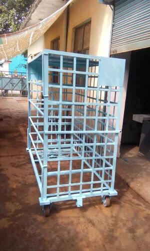 Color Coated Industrial SS Trolley, Loading Capacity : 300-350 Kg