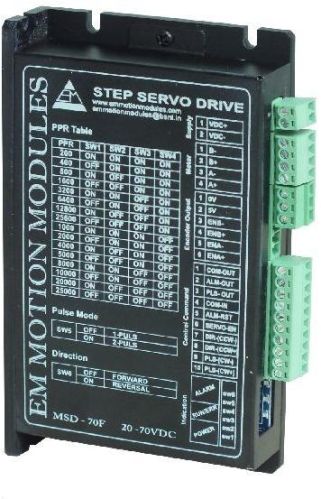 Msd-70F Stepper Motor Driver Module, Color : Black