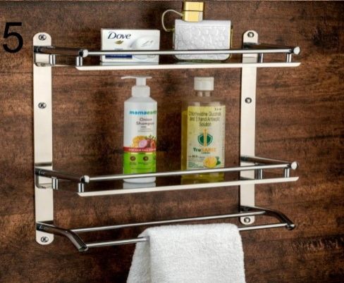 Gel Krupa Double Layer Shelf, For Bathroom Fitting