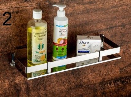 Grey Rectangular Gel Krupa Single Layer Shelf, Size : Standard