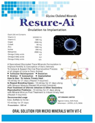 Resure-Ai Minerals, For Animals, Form : Liquid