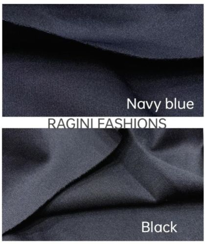 Ragini Fashions Plain Hulk 4 Way Polyester Lycra Fabric