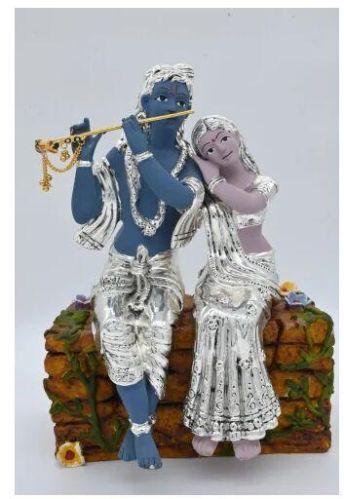 Radha Krishna Statue, Size : 10 Inch (height)