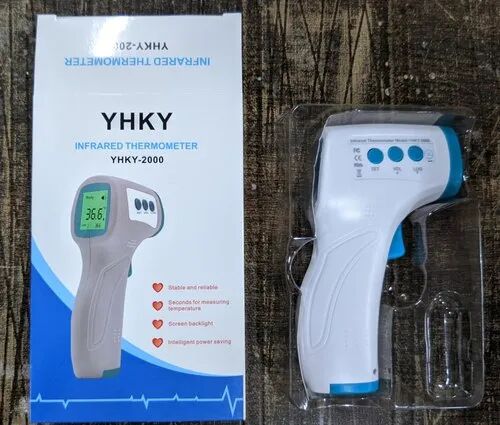 Infrared Thermometer, Color : White