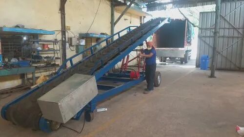 Truck Loader Conveyor, Height:13 Feet