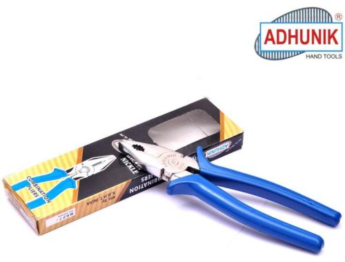 8 Inch Nickel Coated Crv Combination Plier