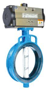 Pneumatic Actuator Resilient Seated Butterfly Valve