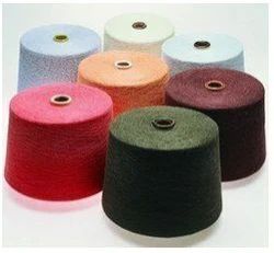 Recycled Polyester Yarn, For Textile Industry, Embroidery, Weaving, Specialities : Anti-static, Skin Friendly