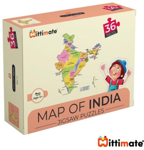 Map Of India Jigsaw Puzzle | Fun & Learning Games For Kids