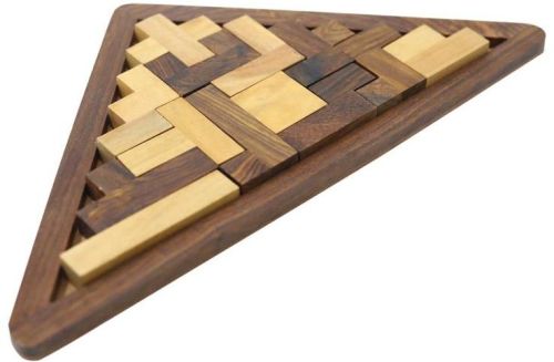 Wooden Pentamino Puzzle Set | Brain Teaser Games | Fun & Learning