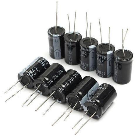 Aluminium Electronic Capacitors, Color : Black, Optional