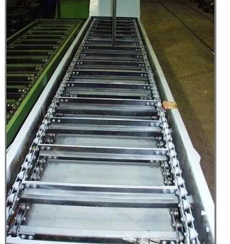 0.5 To 4 Kw Stainless Steel Scraper Conveyor