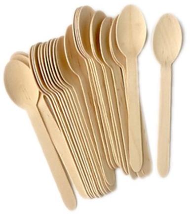 Areca Leaf Spoon, For Having Food, Pattern : Plain