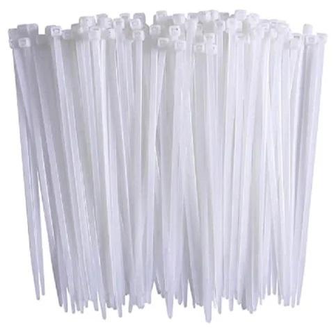 Integrative Nylon Cable Zip Ties, For Locking, Color : White