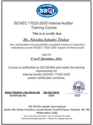 Internal Auditor Training