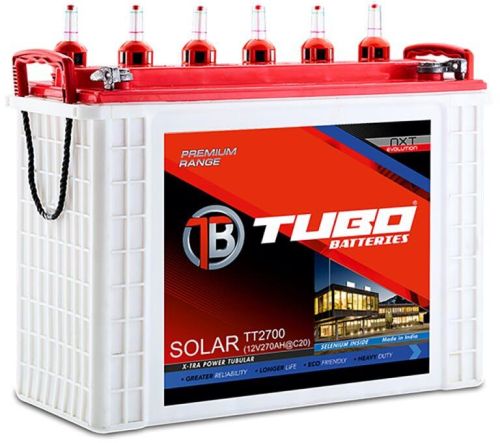 Tubo tt2700 12v 270 Ah c20 Tall Tubular Battery
