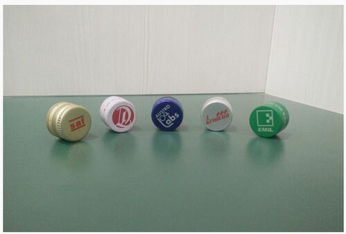Round Aluminum Printed Bottle Caps, Feature : Eco Friendly, Fine Finishing, Good Quality, Leak Proof