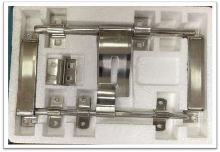 8 Inch Stainless Steel Bathroom Door Kit