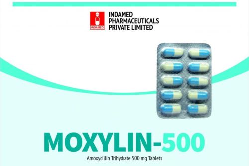 Moxylin 500mg Tablets, Packaging Type : Strips