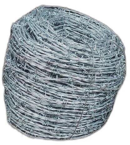 Stainless Steel Barbed Wire, Surface Treatment : Galvanized