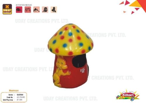 Mashroom Printed FRP Mushroom Dustbin, For Store Garbage, Feature : Durable, Eco Friendly, Fine Finished