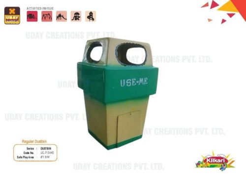 Green Square FRP Regular Dustbin, For Store Garbage, Feature : Durable, Eco Friendly, Fine Finished