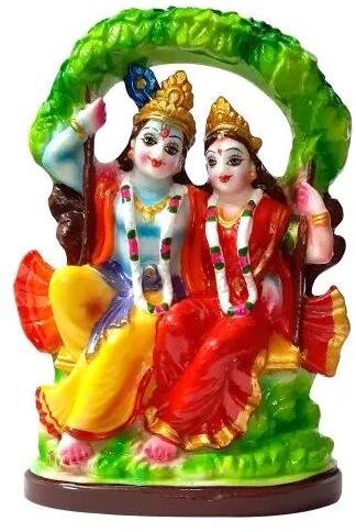 Polyresin Radha Krishna Statues, For Home