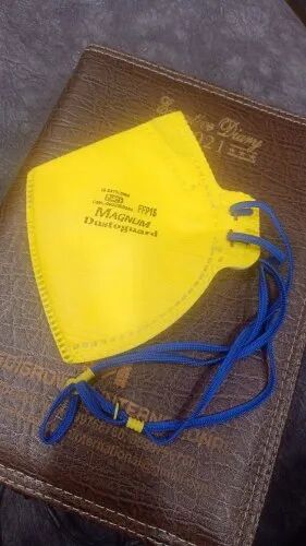 Plastic Dust Guard Magnum Mask, Color : Yellow