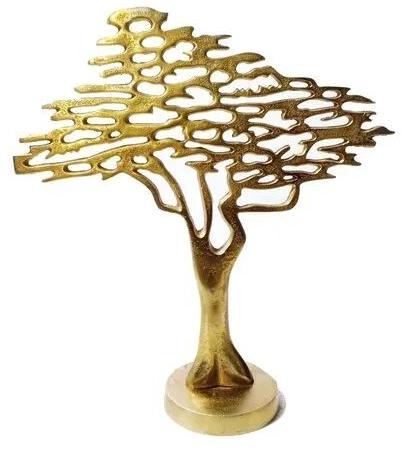 Golden Aluminium Tree, Size : 6 Inches