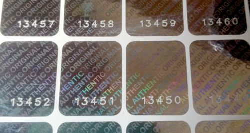 Rectangular Holograms With Serial Numbering, For Lamination, Feature : Anti-Counterfeit, Holographic