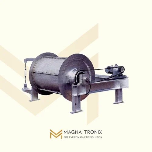 Grey Magnetic Drum Separator