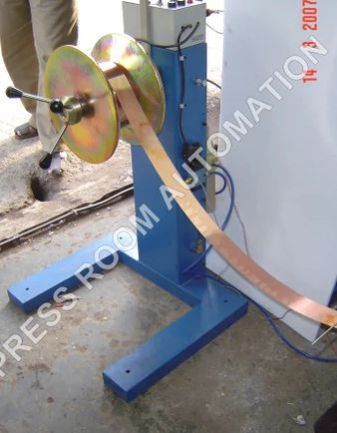 Bobbin Pneumatic Decoiler, Production Capacity : 100 Kgs