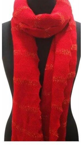 Red Knitted Woolen Stoles, Occasion : Casual Wear