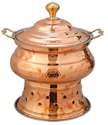 Copper  Copper Buffet Dish, Capacity : 6 Ltr