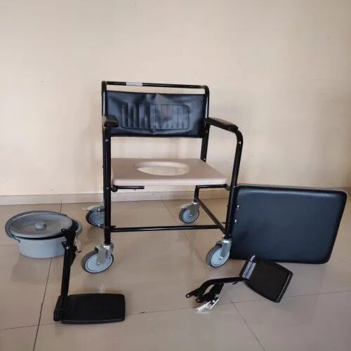 Commode Wheelchair, Weight Capacity : 100kg