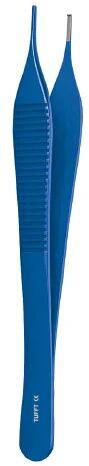 Tufft Titanium Tissue Forceps, Color : Blue