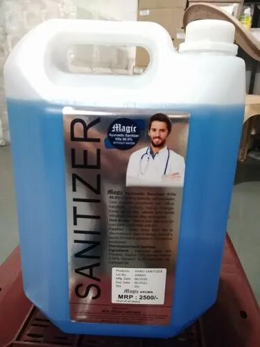 Magic Hand Sanitizer, Packaging Size : 5 Ltr