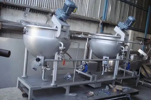 SS Wet Seasoning Mixing Kettle, Capacity : 60L-500L