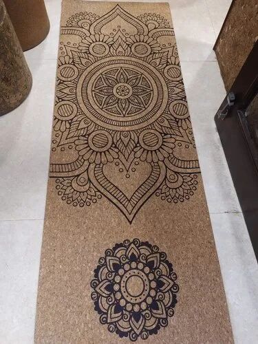 Cork Yoga Mats, Size : Standard