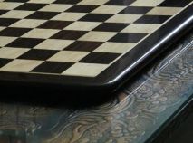 Square Wooden Chess Board Ebony Boxwood, For Table