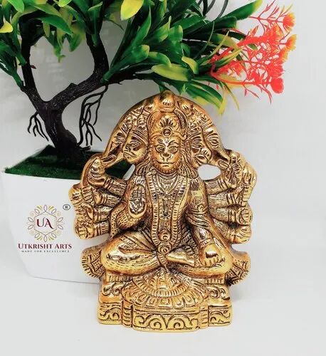 Metal Panchmukhi Hanuman Ji Murti, Packaging Type : Box Packing