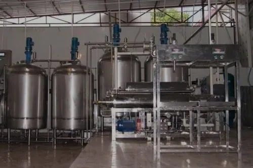 Semi Automatic Cream Lotion Manufacturing Plant, Power : 3-5kw