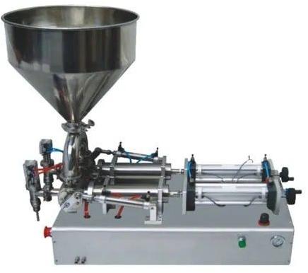 Semi Automatic Double Head Bottle Filling Machine, For Industrial, Certification : CE Certified