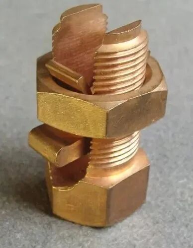 Copper Polished Brass Split Bolt Connector